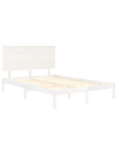 Giroletto Bianco in Legno Massello di Pino 120x200 cm