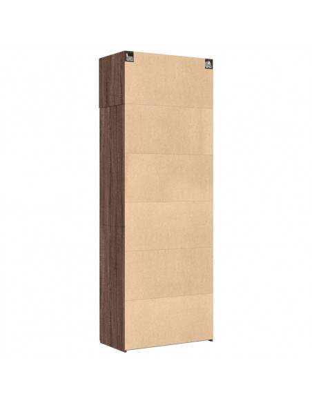 Armadietto Rovere Marrone 80x42,5x225 cm in Truciolato