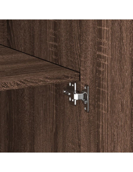 Armadietto Rovere Marrone 80x42,5x225 cm in Truciolato