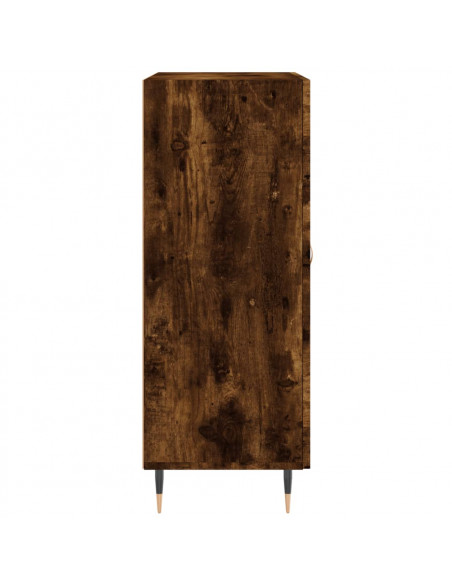 Credenza Rovere Fumo 69,5x34x90 cm in Legno Multistrato