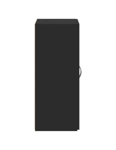 Schedario Nero 60x32x77,5 cm in Legno Multistrato