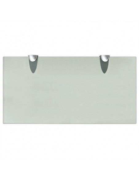 Mensole Galleggianti 2 pz in Vetro 40x20 cm 8 mm