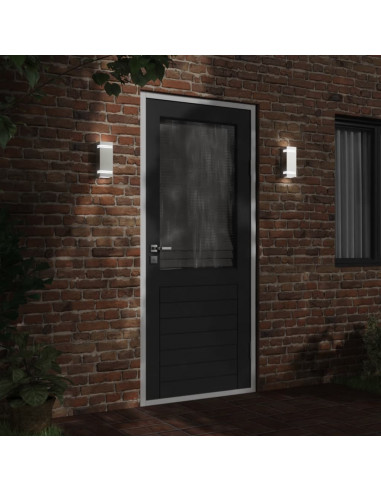 Applique da Esterno 2 pz Argento in Acciaio Inossidabile