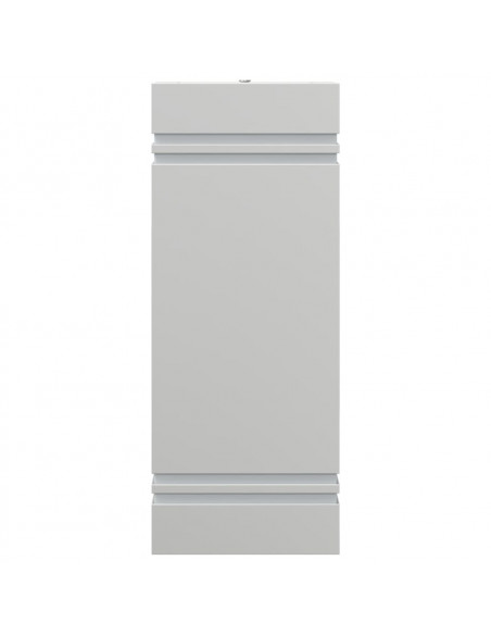 Applique da Esterno 2 pz Argento in Acciaio Inossidabile