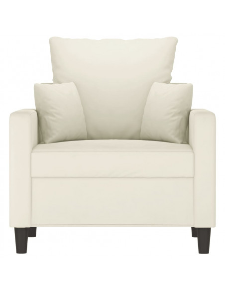 Poltrona Crema 60 cm Velluto