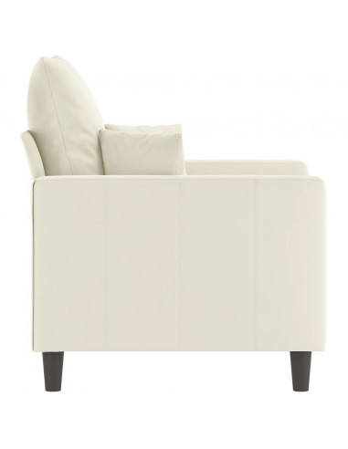 Poltrona Crema 60 cm Velluto