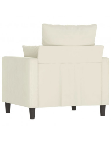 Poltrona Crema 60 cm Velluto