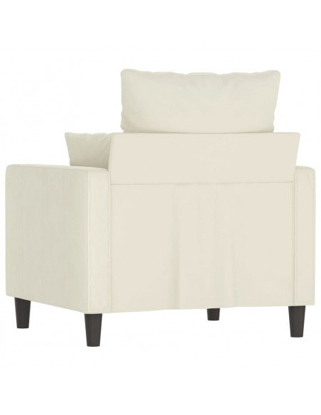 Poltrona Crema 60 cm Velluto