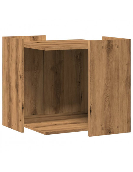 Recinto Lettiera Rovere Artigianale 53x53x51 cm in Truciolato