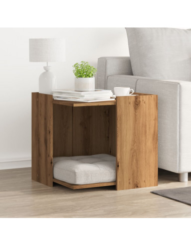 Recinto Lettiera Rovere Artigianale 53x53x51 cm in Truciolato