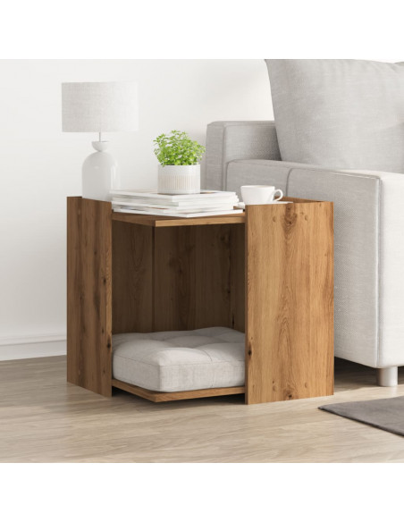 Recinto Lettiera Rovere Artigianale 53x53x51 cm in Truciolato