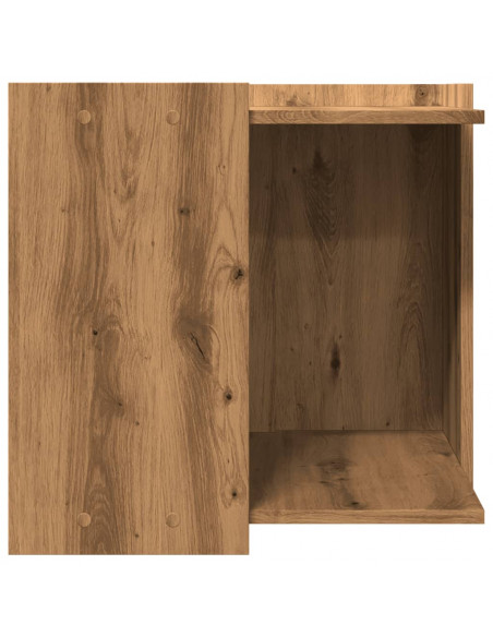 Recinto Lettiera Rovere Artigianale 53x53x51 cm in Truciolato