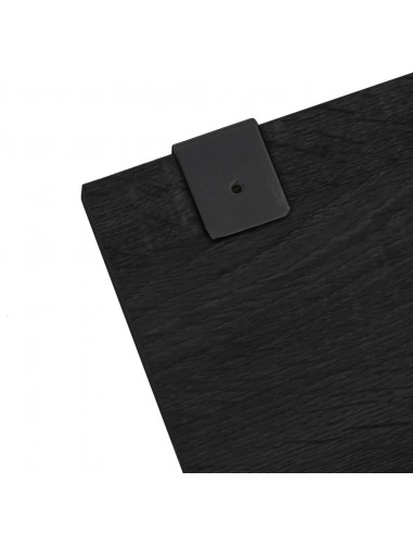 Set Mobili da Bagno 7 pz Nero in Legno Multistrato
