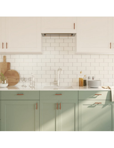 Maniglie per Mobili 10pz Bronzo 64mm in Acciaio Inox