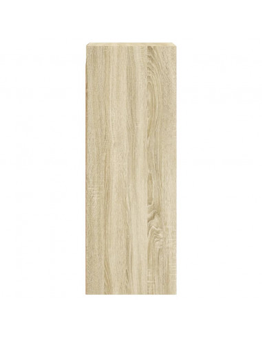 Mobile a Muro con Ante in Vetro Rovere Sonoma 35x37x100 cm