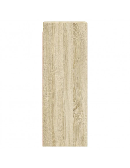 Mobile a Muro con Ante in Vetro Rovere Sonoma 35x37x100 cm