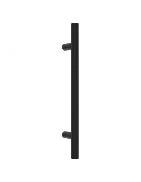 Maniglie per Mobili 10pz Nere 128mm in Acciaio Inox