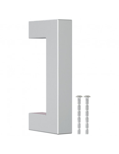 Maniglie per Mobili 20pz Argento 64mm in Acciaio Inox
