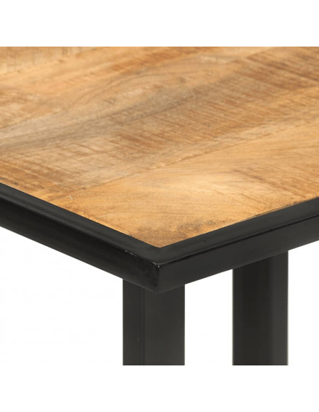 Tavolo da Pranzo 110x55x75,5 cm in Legno Massello di Mango