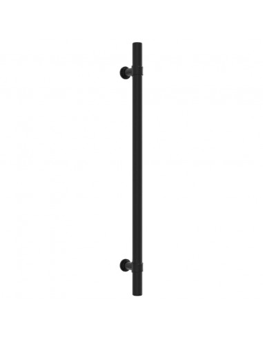 Maniglie per Mobili 20 pz Nere 224 mm in Acciaio Inox