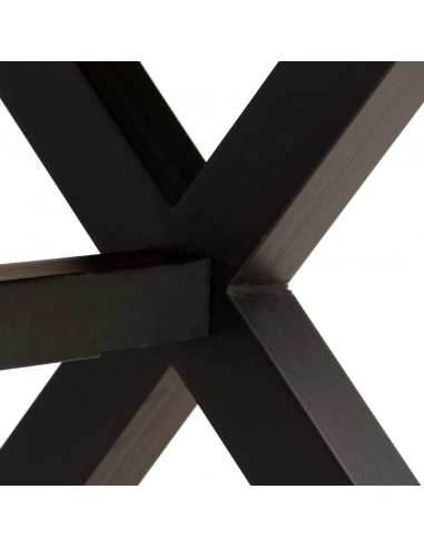 Tavolo da Pranzo Legno Massello di Acacia e Mango 180x90x76 cm