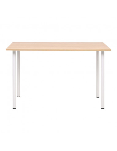 Tavolo da Pranzo 120x60x73 cm Rovere e Bianco