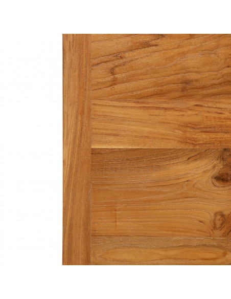 Tavolo da Bar in Teak Massello di Recupero 120x58x106 cm