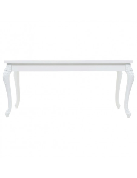 Tavolo da Pranzo 179x89x81 cm Bianco Lucido