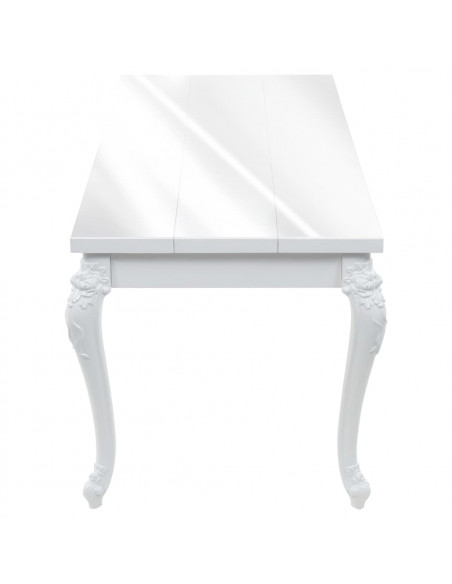 Tavolo da Pranzo 179x89x81 cm Bianco Lucido