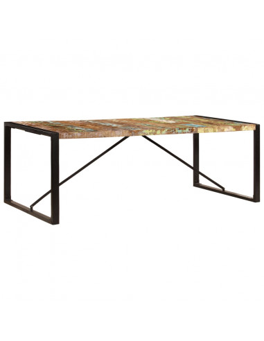 Tavolo da Pranzo 220x100x75 cm Legno Massello di Recupero