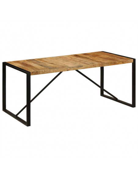 Tavolo da Pranzo 180x90x75 cm in Legno Massello di Mango