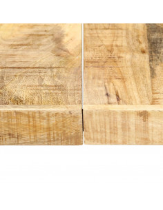 Tavolo da Pranzo 160x80x75 cm in Legno Massello di Mango 2