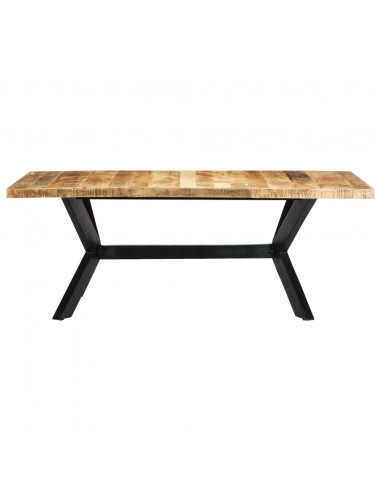 Tavolo da Pranzo 200x100x75 cm in Legno Massello di Mango