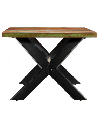 Tavolo da Pranzo 200x100x75 cm in Legno Massello di Recupero