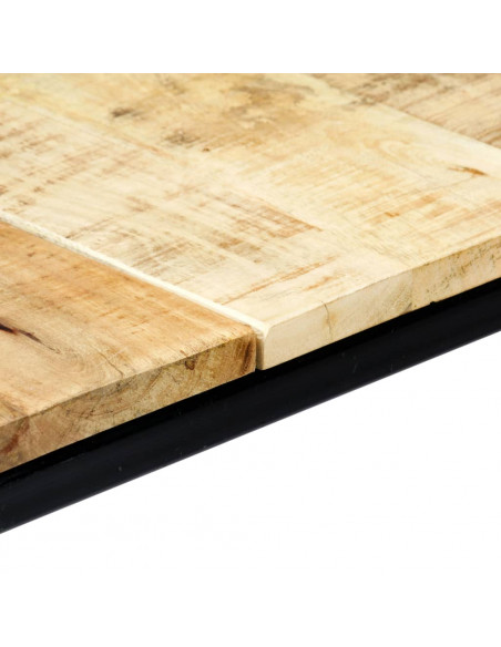 Tavolo da Pranzo 180x90x75 cm in Legno Massello di Mango Grezzo