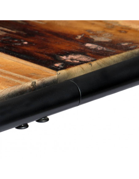 Tavolo da Pranzo 118x60x76 cm in Legno Massello di Recupero