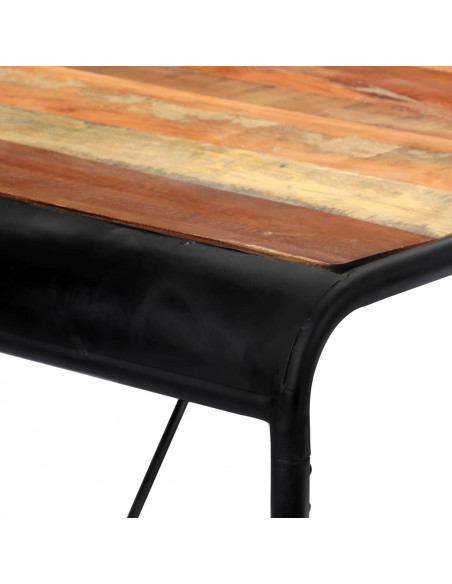 Tavolo da Pranzo 118x60x76 cm in Legno Massello di Recupero
