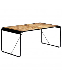 Tavolo da Pranzo 180x90x76 cm Legno Massello di Mango Grezzo 2