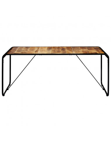 Tavolo da Pranzo 180x90x76 cm Legno Massello di Mango Grezzo
