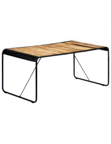 Tavolo da Pranzo 180x90x76 cm Legno Massello di Mango Grezzo
