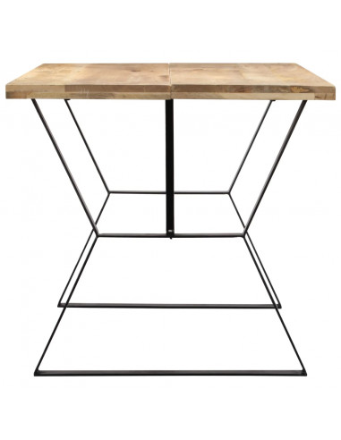 Tavolo da Pranzo 140x80x76 cm in Legno Massello di Mango