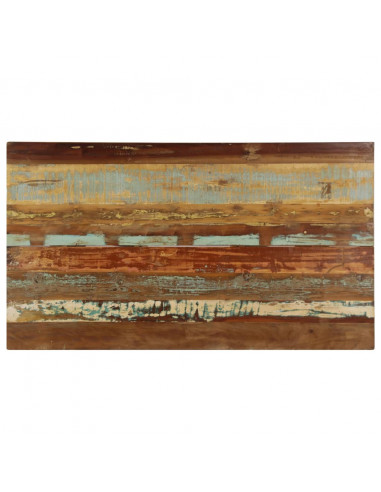 Tavolo da Pranzo 140x80x76 cm in Legno Massello di Recupero