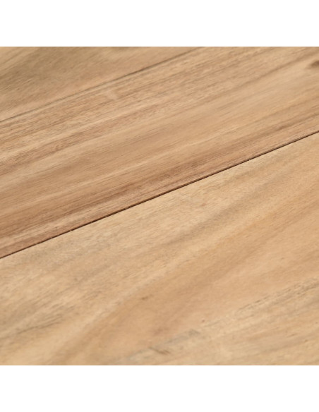 Tavolo da Pranzo 140x80x76 cm in Legno Massello di Acacia