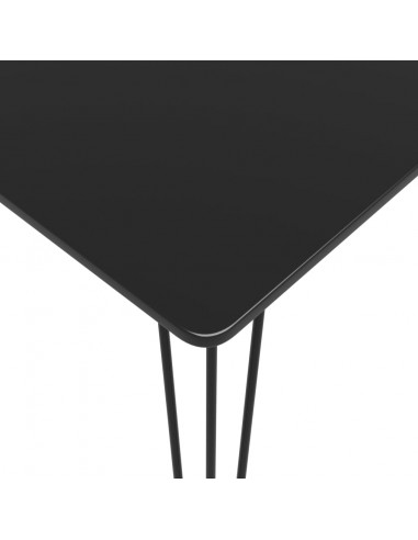 Tavolo da Bar Nero 120x60x105 cm