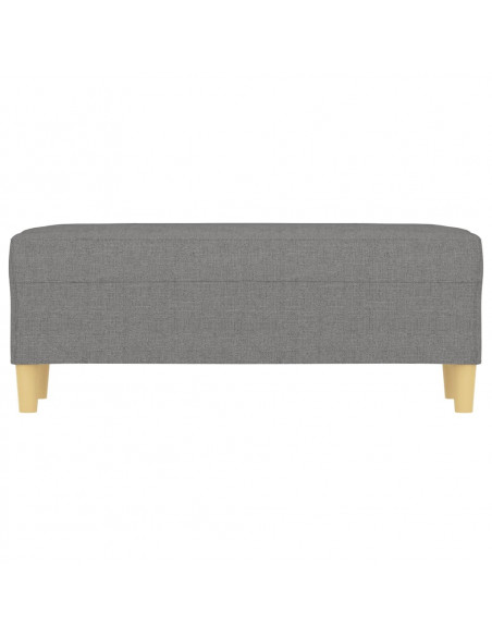 Panca Grigio Scuro 100x35x41 cm in Tessuto