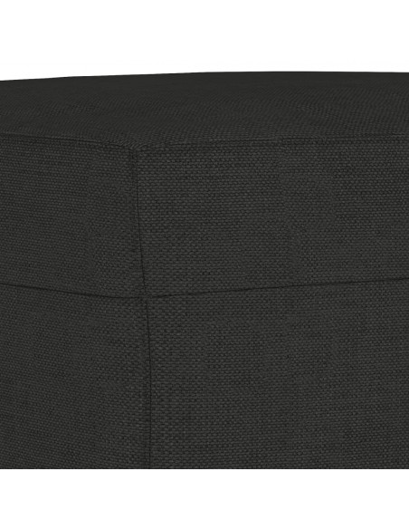 Panca Nera 100x35x41 cm in Tessuto