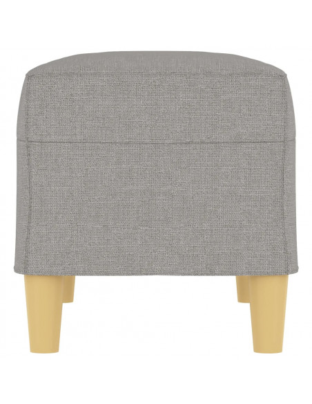 Panca Grigio chiaro 70x35x41 cm in Tessuto