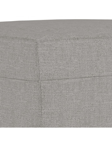 Panca Grigio chiaro 70x35x41 cm in Tessuto