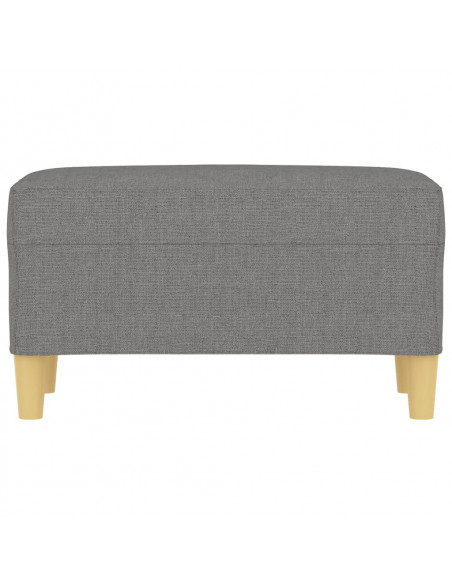Panca Grigio Scuro 70x35x41 cm in Tessuto