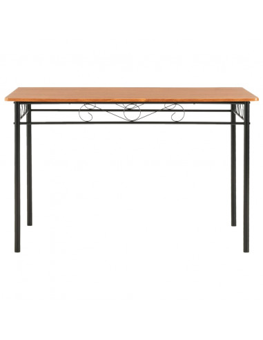 Tavolo da Pranzo Marrone 120x70x75 cm MDF